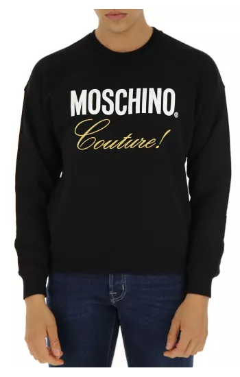 Moschino  Pull 100% coton de Moschino ZA1719 Couleur : 1555 NOIR