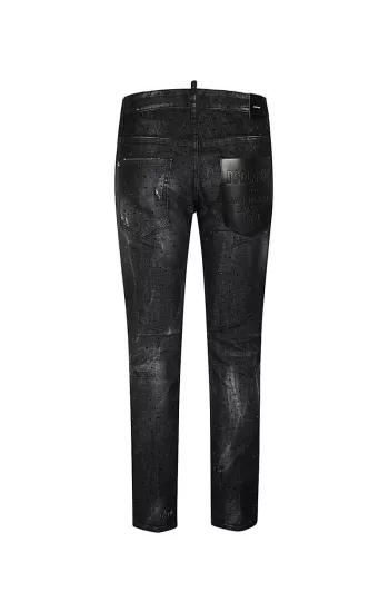 Dsquared2 Pantalon 98% coton Dsquared2 S74LB0814 Couleur : 900 DENIM BLACK