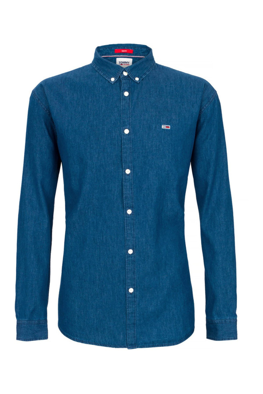 Tommy Jeans Chemise slim 100% coton - Tommy Jeans. DMODM06562 Couleur : 447 indigo