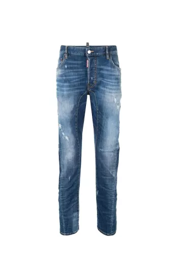 Dsquared2  Pantalon 98 % coton de Dsquared2 S74LB0611 Couleur : 470 DENIM