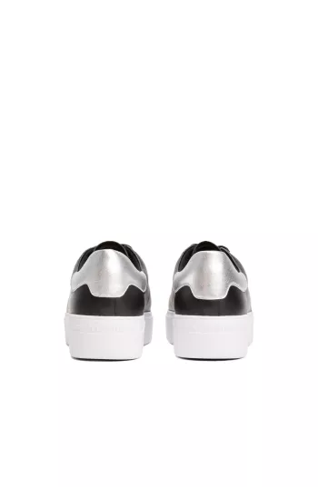 Sneakers premium TOMMY HILFIGER – Noir  100% Cuir.