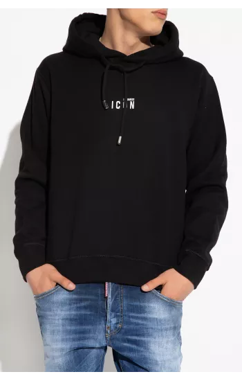 Dsquared2  Pull 100% coton de Dsquared2  S79GU0010 Couleur : 965 BLACK et 966 WHITE